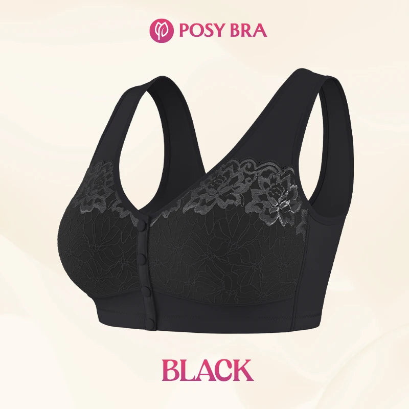 Possy Bras: Magic Comfort Front Closure Shaping Bra for Seniors