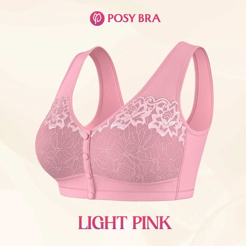 Possy Bras: Magic Comfort Front Closure Shaping Bra for Seniors