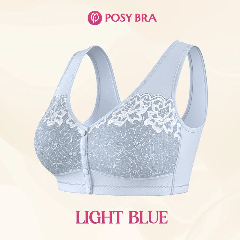Possy Bras: Magic Comfort Front Closure Shaping Bra for Seniors
