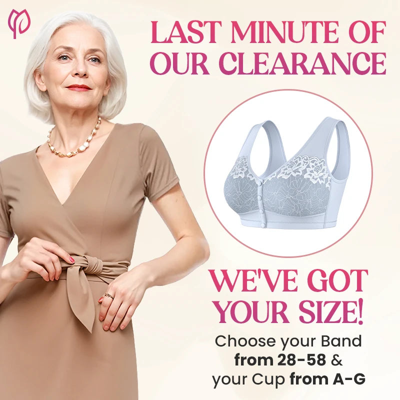 Possy Bras: Magic Comfort Front Closure Shaping Bra for Seniors