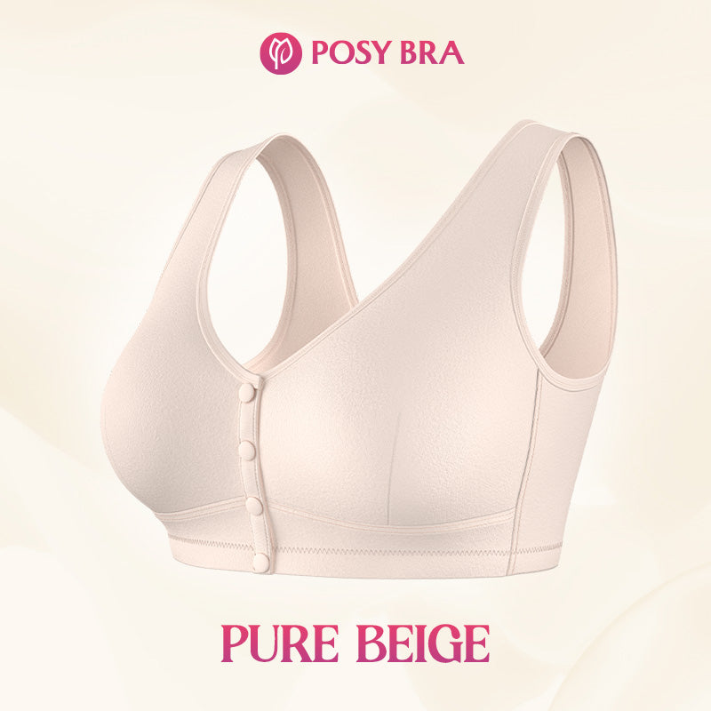 Possy Bras: Magic Comfort Front Closure Shaping Bra for Seniors