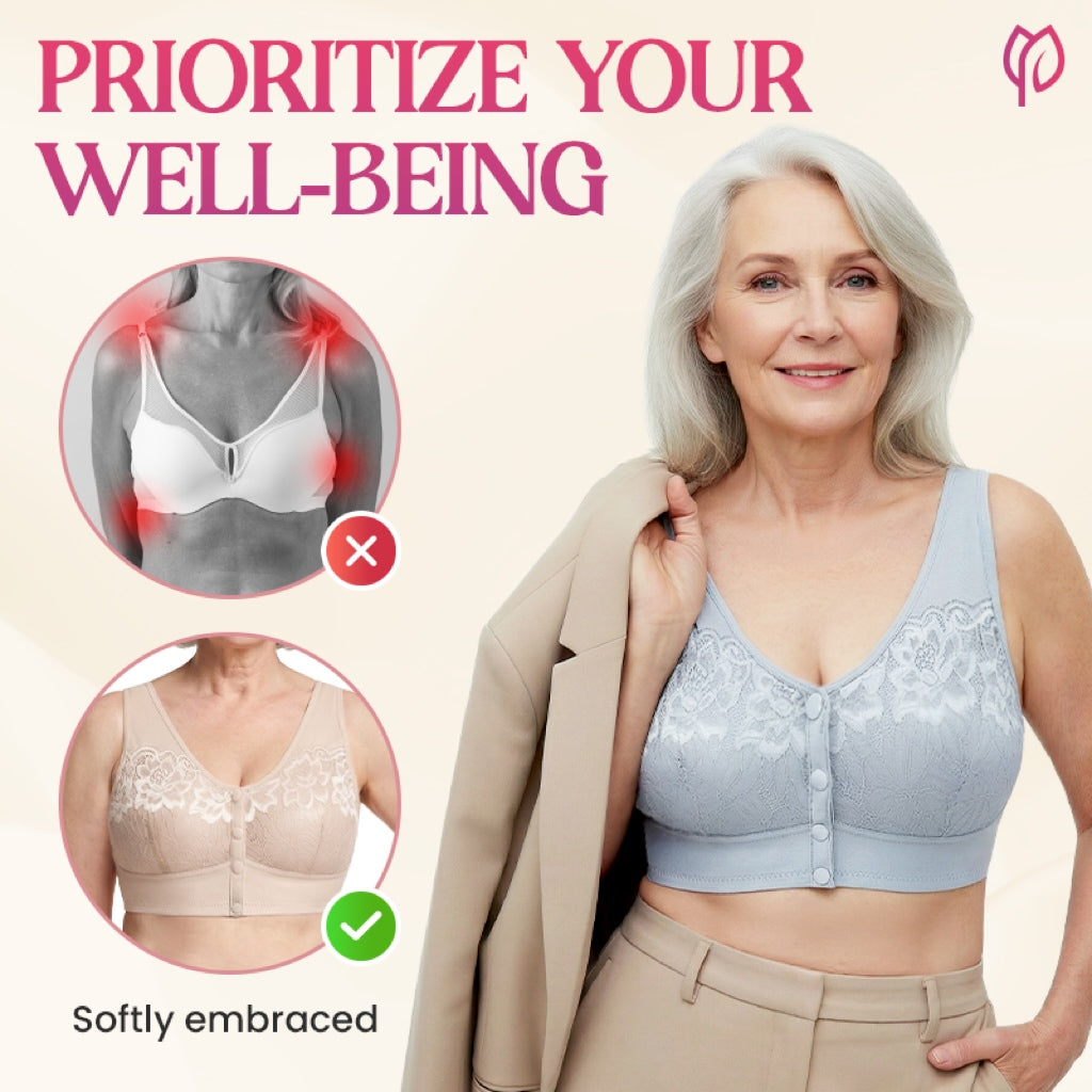 Possy Bras: Magic Comfort Front Closure Shaping Bra for Seniors