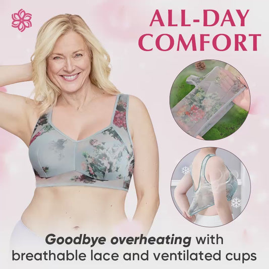 ElleBloom - Ice Silk Lace Everyday Cooling Comfort Bras